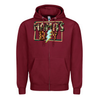 Burgundy Mama's boy Mother's Day Zipper Hoodie - CowGirlArtShop