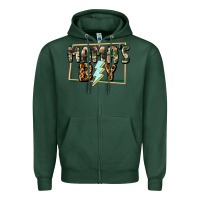 Sports Green Mama's boy Mother's Day Zipper Hoodie - CowGirlArtShop