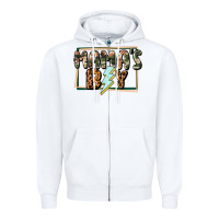 White Mama's boy Mother's Day Zipper Hoodie - CowGirlArtShop
