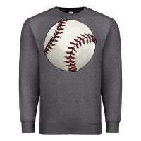 Charcoal Heather baseball ball Premium Sweatshirt - FaDigitalArtStudio