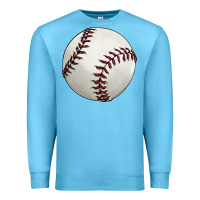 Ocean Blue baseball ball Premium Sweatshirt - FaDigitalArtStudio