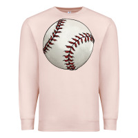 Pale Pink baseball ball Premium Sweatshirt - FaDigitalArtStudio