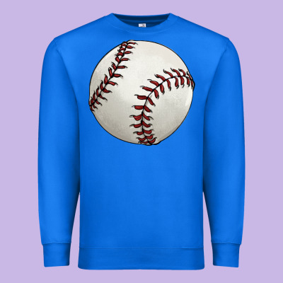 Baseball Ball Premium Sweatshirt Designed By Fadigitalartstudio