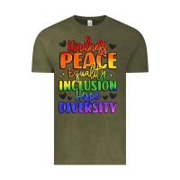 Vintage Olive inspirational words in rainbow colors Vintage Tee - LillyAllenDesigns