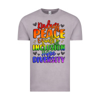 Inspirational Words In Rainbow Colors Vintage Tee | Teevron