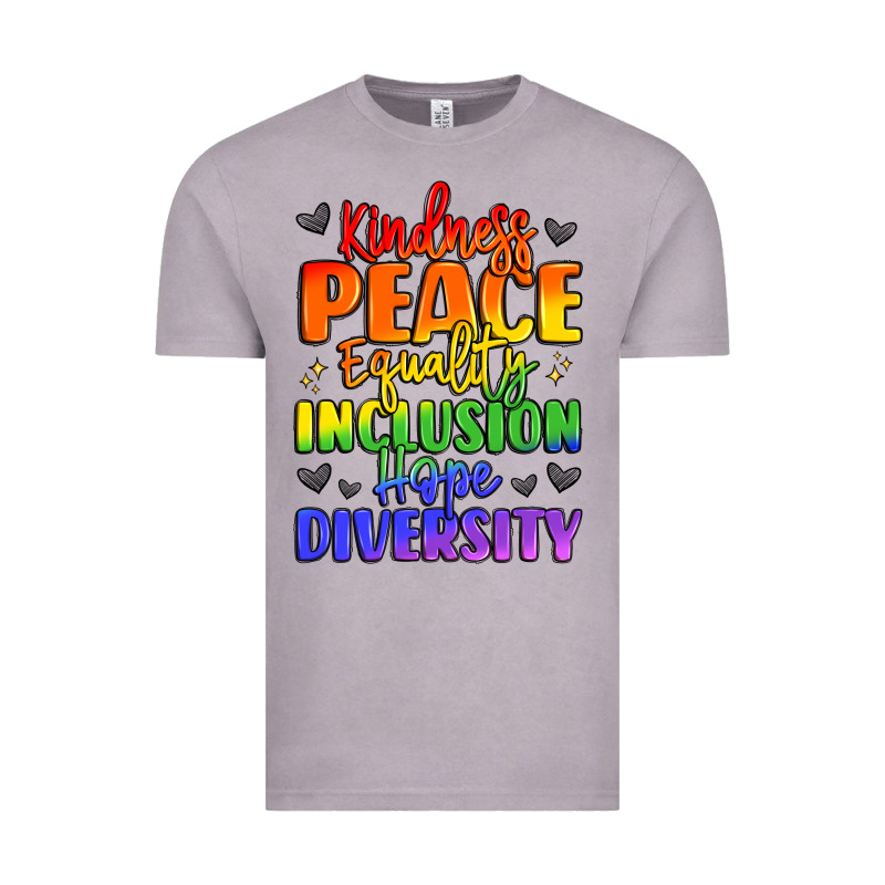 Inspirational Words In Rainbow Colors Vintage Tee by LillyAllenDesigns | Teevron