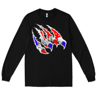 Black American Flag Claw Long Sleeve Tee - Bettercallsaul