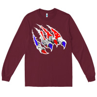American Flag Claw Long Sleeve Tee | Teevron