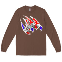 Chestnut American Flag Claw Long Sleeve Tee - Bettercallsaul