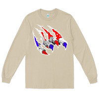 Mushroom American Flag Claw Long Sleeve Tee - Bettercallsaul