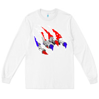 White American Flag Claw Long Sleeve Tee - Bettercallsaul