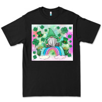 Black st patrick's gnome Premium Tee - MaliasSmallBusiness