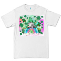 White st patrick's gnome Premium Tee - MaliasSmallBusiness