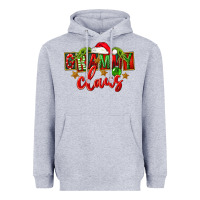 Heather Grey Christmas Grammy Claus Mother's Day Heavyweight Hoodie - FaDigitalArtStudio