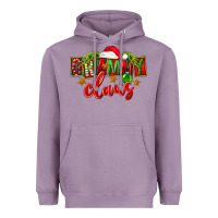 Lavender Christmas Grammy Claus Mother's Day Heavyweight Hoodie - FaDigitalArtStudio