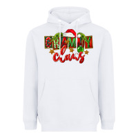 White Christmas Grammy Claus Mother's Day Heavyweight Hoodie - FaDigitalArtStudio