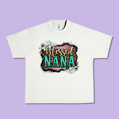 Blessed Nana Urban Heavy Tee Designed By Lillyallendesigns
