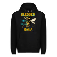 Black Blessed To Bee Nana Premium Hoodie - JahusDesignShop