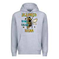 Heather Grey Blessed To Bee Nana Premium Hoodie - JahusDesignShop