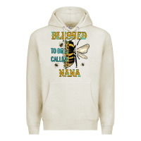 Oatmeal Heather Blessed To Bee Nana Premium Hoodie - JahusDesignShop