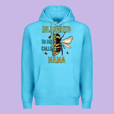 Blessed To Bee Nana Premium Hoodie Designed By Jahusdesignshop
