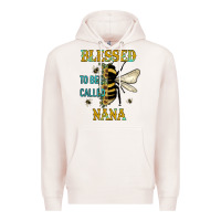 Pale Pink Blessed To Bee Nana Premium Hoodie - JahusDesignShop