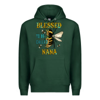 Sports Green Blessed To Bee Nana Premium Hoodie - JahusDesignShop