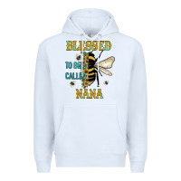 White Blessed To Bee Nana Premium Hoodie - JahusDesignShop