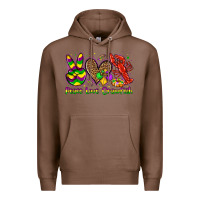 Chestnut peace love crawfish olivia Premium Hoodie - OliviaCreatesArt
