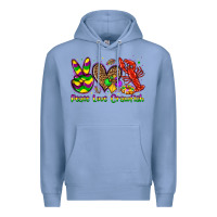Colony Blue peace love crawfish olivia Premium Hoodie - OliviaCreatesArt