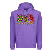 Purple peace love crawfish olivia Premium Hoodie - OliviaCreatesArt
