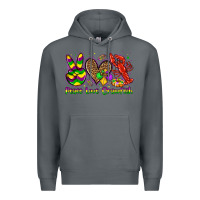 Rock peace love crawfish olivia Premium Hoodie - OliviaCreatesArt