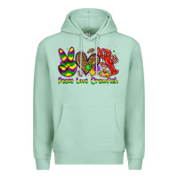 Peace Love Crawfish Olivia Premium Hoodie | Teevron