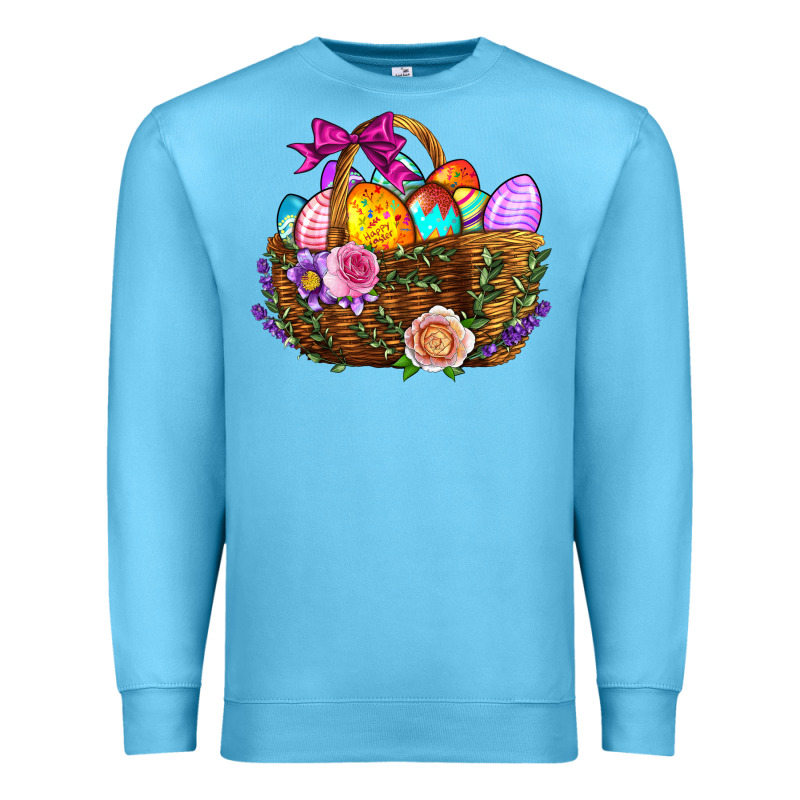 Easter Eggs Hamper Premium Sweatshirt by BundleAndBundleShop | Teevron