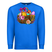 True Royal Easter Eggs Hamper Premium Sweatshirt - BundleAndBundleShop