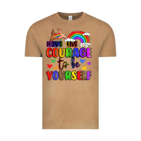Vintage Camel courage to be yourself rainbow message Vintage Tee - LillyAllenDesigns