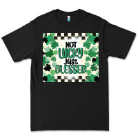 Black not lucky just blessed Premium Tee - MaliasSmallBusiness