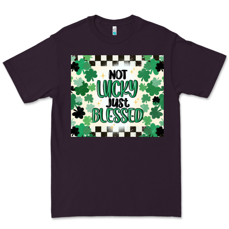 Not Lucky Just Blessed Premium Tee by MaliasSmallBusiness | Teevron