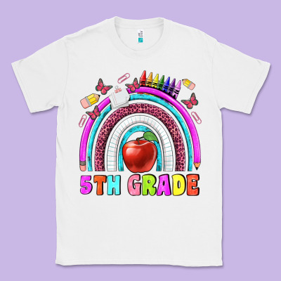 5 Th Grade Classic Tee Designed By Bundleandbundleshop