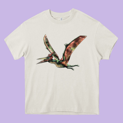 Pteranodon Heavy Core Tee Designed By Lillyallendesigns