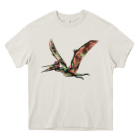 Cream Pteranodon Heavy Core Tee - LillyAllenDesigns