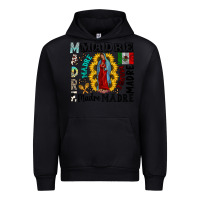 Black madre Urban Hoodie - CowhideDigitalArt