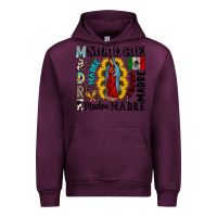 Mauve Wine madre Urban Hoodie - CowhideDigitalArt