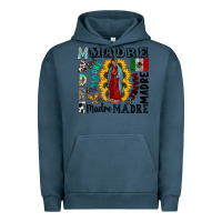 Pigment Midnight Navy madre Urban Hoodie - CowhideDigitalArt