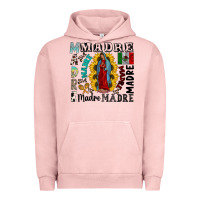 Pigment Salmon madre Urban Hoodie - CowhideDigitalArt