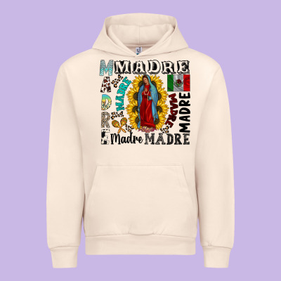 Madre Urban Hoodie Designed By Cowhidedigitalart