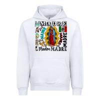 White madre Urban Hoodie - CowhideDigitalArt