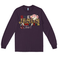 Plum She Jesus America Too Long Sleeve Tee - Bettercallsaul