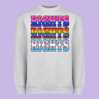 Rights Rights Rights Heavyweight Sweatshirt Designed By Nancycooperartshop