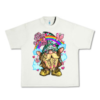 Pistachio best mom gnome rainbow clouds butterfly glitter Urban Heavy Tee - LillyAllenDesigns